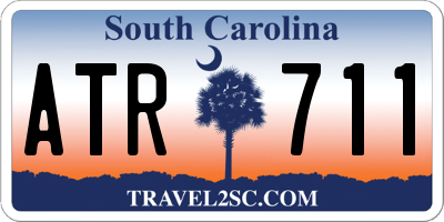 SC license plate ATR711