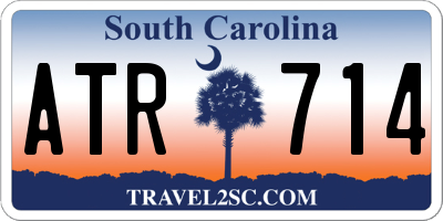 SC license plate ATR714
