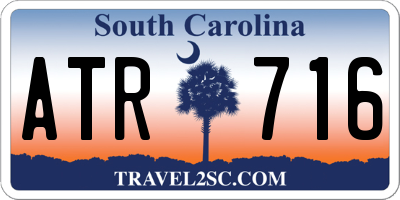 SC license plate ATR716