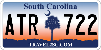 SC license plate ATR722
