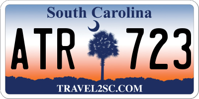 SC license plate ATR723