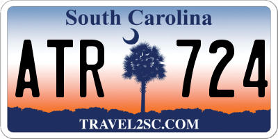 SC license plate ATR724