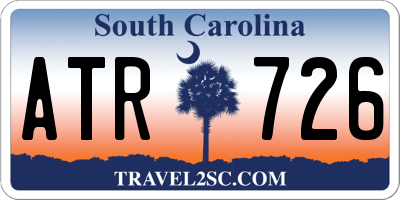SC license plate ATR726