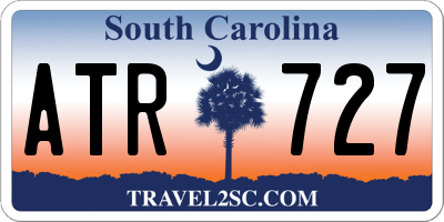 SC license plate ATR727
