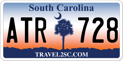 SC license plate ATR728