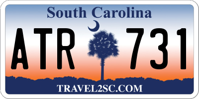 SC license plate ATR731