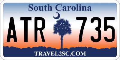 SC license plate ATR735