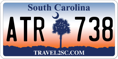SC license plate ATR738