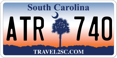 SC license plate ATR740