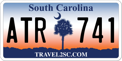 SC license plate ATR741
