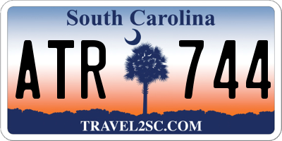 SC license plate ATR744