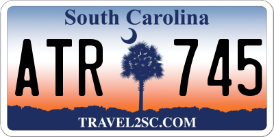 SC license plate ATR745