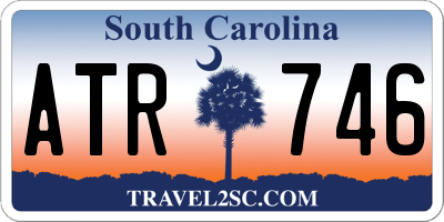 SC license plate ATR746