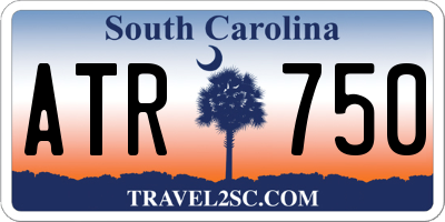 SC license plate ATR750