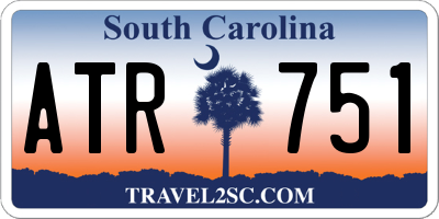 SC license plate ATR751