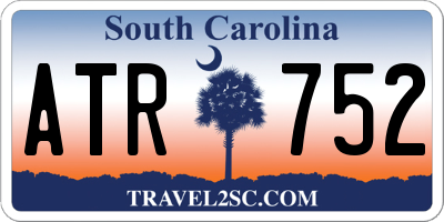 SC license plate ATR752