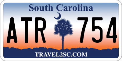 SC license plate ATR754