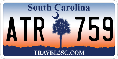 SC license plate ATR759