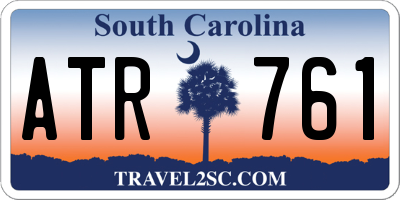 SC license plate ATR761