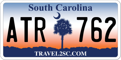 SC license plate ATR762