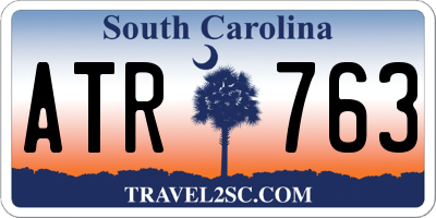 SC license plate ATR763