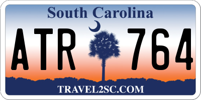 SC license plate ATR764