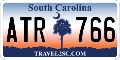 SC license plate ATR766