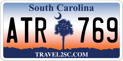 SC license plate ATR769