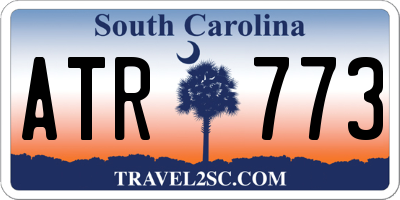 SC license plate ATR773