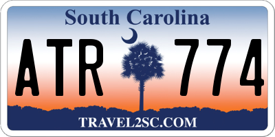 SC license plate ATR774
