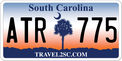SC license plate ATR775