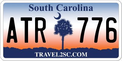 SC license plate ATR776