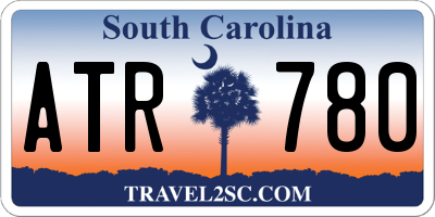 SC license plate ATR780