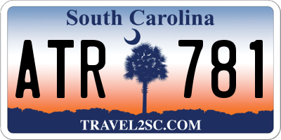 SC license plate ATR781
