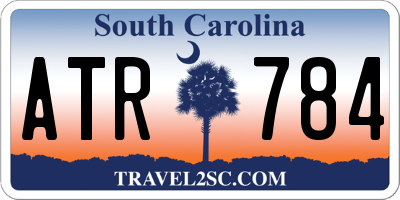 SC license plate ATR784