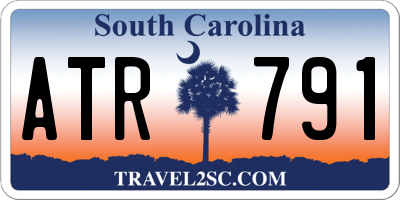 SC license plate ATR791