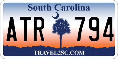 SC license plate ATR794