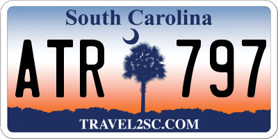 SC license plate ATR797