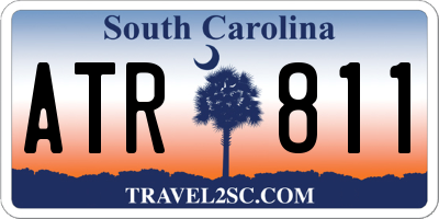 SC license plate ATR811