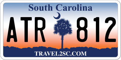 SC license plate ATR812