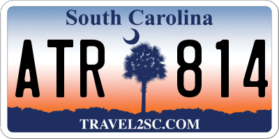 SC license plate ATR814