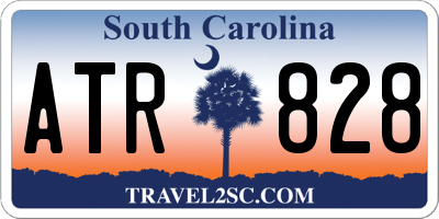 SC license plate ATR828