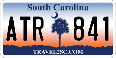 SC license plate ATR841
