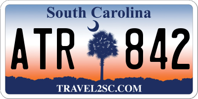 SC license plate ATR842