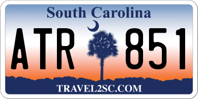 SC license plate ATR851