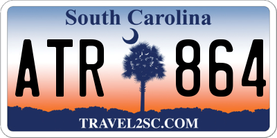 SC license plate ATR864