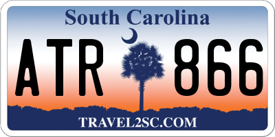 SC license plate ATR866