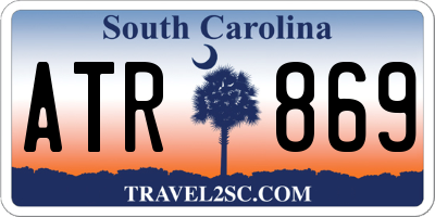 SC license plate ATR869