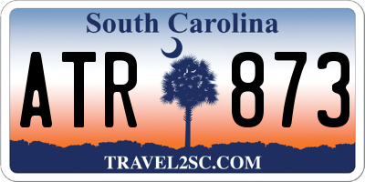 SC license plate ATR873