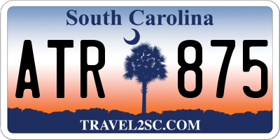SC license plate ATR875